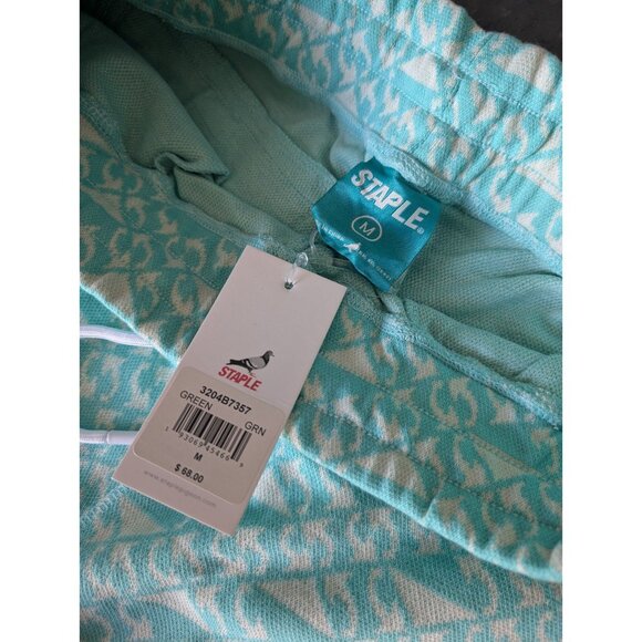 Jeff Staple Pigeon Men’s Sweat Shorts Green Size Medium NWT MSRP $68 - Picture 6 of 9